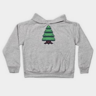 Pixel Tree Kids Hoodie